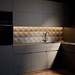 Гипсовая 3D панель с принтографией PM-104 варинант исполнения - 2 | Loft Concept в Волгограде