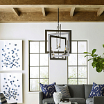 Люстра из пересекающихся квадратных элементов Intersecting Squares варинант исполнения - 2 | Loft Concept в Волгограде