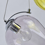 Люстра каскадная с 5-ю разноцветными стеклянными плафонами Kaleido варинант исполнения - 9 | Loft Concept в Волгограде