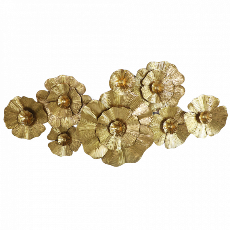 Панно настенное Blank Sheet Delicate Flower Золотой Панно настенное Blank Sheet Delicate Flower Золотой в Волгограде | Loft Concept