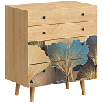Комод с принтом на ящиках Elise Chest of Drawers варинант исполнения - 1 | Loft Concept в Волгограде