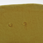Кресло велюровое горчичного цвета Diaspro Mustard Armchair варинант исполнения - 5 | Loft Concept в Волгограде