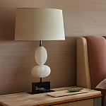 Настольная лампа на фигурном мраморном основании Conundrum варинант исполнения - 4 | Loft Concept в Волгограде