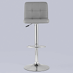 Барный стул с сиденьем серого цвета Honory варинант исполнения - 3 | Loft Concept в Волгограде