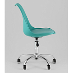 Офисный стул на металлическом основании EGGERY Blue пластик варинант исполнения - 4 | Loft Concept в Волгограде