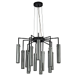 Люстра со стеклянными цилиндрическими плафонами Luminous Cylinders Smoky варинант исполнения - 2 | Loft Concept в Волгограде