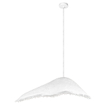 Подвесной светильник с асимметричным волнообразным абажуром и фактурной бахромой по краю Tactile Line варинант исполнения - 8 | Loft Concept в Волгограде