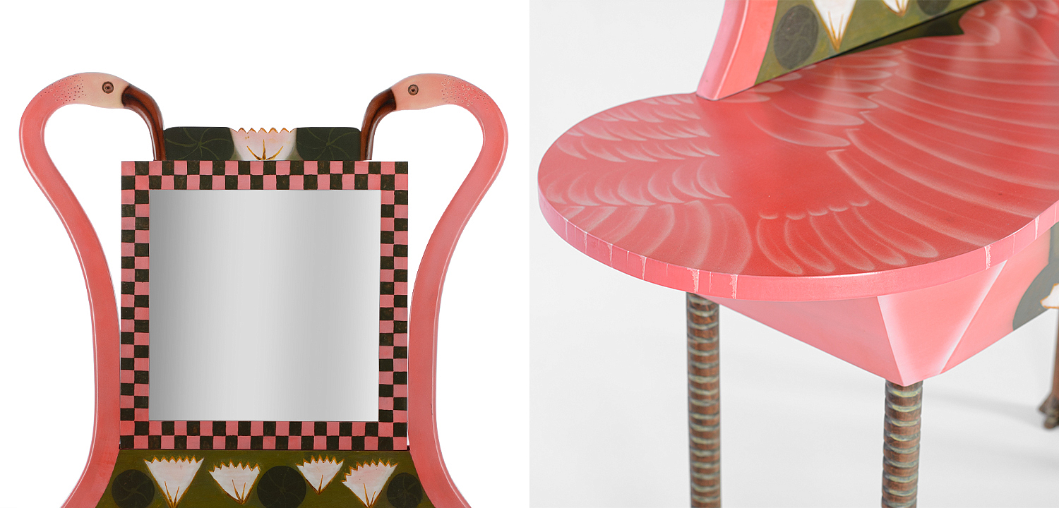Трельяж Flamingos and Lotus Dressing Table Трельяж Flamingos and Lotus Dressing Table - Loft-Concept в Волгограде