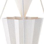 Люстра светодиодная белая геометрической формы с рифленым плафоном White Geometric Lamps варинант исполнения - 2 | Loft Concept в Волгограде