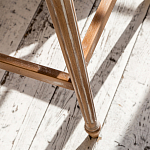 Барный стул из массива бука светло-зеленый с растительным орнаментом Raffael Angel Green Bar stool варинант исполнения - 5 | Loft Concept в Волгограде