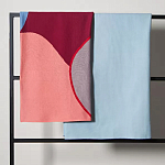 Плед из хлопка с абстрактным принтом Elysian Flow Ember варинант исполнения - 6 | Loft Concept в Волгограде