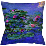 Подушка декоративная с цветочным принтом Impressionism in Art варинант исполнения - 1 | Loft Concept в Волгограде