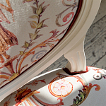 Стул из массива бука бежевый с растительным орнаментом Raffael Angel Beige Chair варинант исполнения - 3 | Loft Concept в Волгограде