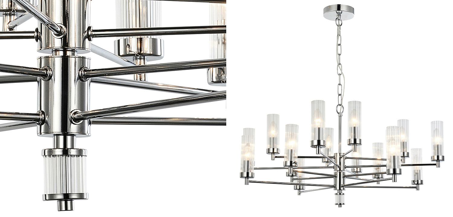 Люстра Jeanette Chandelier Chromium 85 Люстра Jeanette Chandelier Chromium 85 - Loft-Concept в Волгограде
