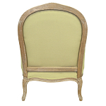 Кресло Ava Classical Armchair green striped flax варинант исполнения - 2 | Loft Concept в Волгограде