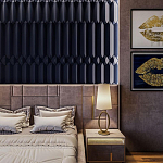 Гипсовая 3D Панель CRYSTAL SYMPHONY B варинант исполнения - 1 | Loft Concept в Волгограде