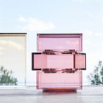 Стол журнальный в форме кубов Acrylic Furniture Lumina Crimson Clarity варинант исполнения - 9 | Loft Concept в Волгограде