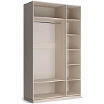 Шкаф 3-х дверный с зеркальными дверями Satin Furniture варинант исполнения - 2 | Loft Concept в Волгограде