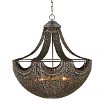 Люстра в форме колокола с декором из тонких железных нитей Jagged Pattern варинант исполнения - 3 | Loft Concept в Волгограде