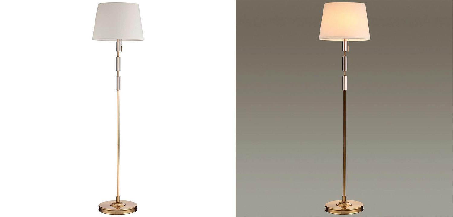 Торшер Ramona White Floor lamp Торшер Ramona White Floor lamp - Loft-Concept в Волгограде