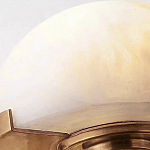 Бра с 2-мя мраморными плафонами на латунном корпусе Light Warm Light варинант исполнения - 2 | Loft Concept в Волгограде