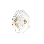 Бра в форме прозрачного стеклянного цветка с рельефной текстурой Textured Glass варинант исполнения - 7 | Loft Concept в Волгограде