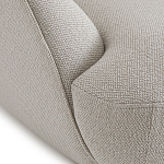 Полукруглое кресло из обивки меланж Halle Melange Armchair варинант исполнения - 8 | Loft Concept в Волгограде