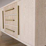 Буфет Primo с тремя ящиками и двумя фасадами Светлый дуб варинант исполнения - 7 | Loft Concept в Волгограде