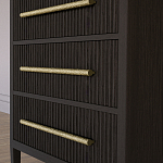 Комод Primo с 3 выдвижными ящиками Темный орех варинант исполнения - 3 | Loft Concept в Волгограде