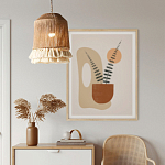 Люстра круглая плетеная с кисточками Small Solar Glow варинант исполнения - 1 | Loft Concept в Волгограде