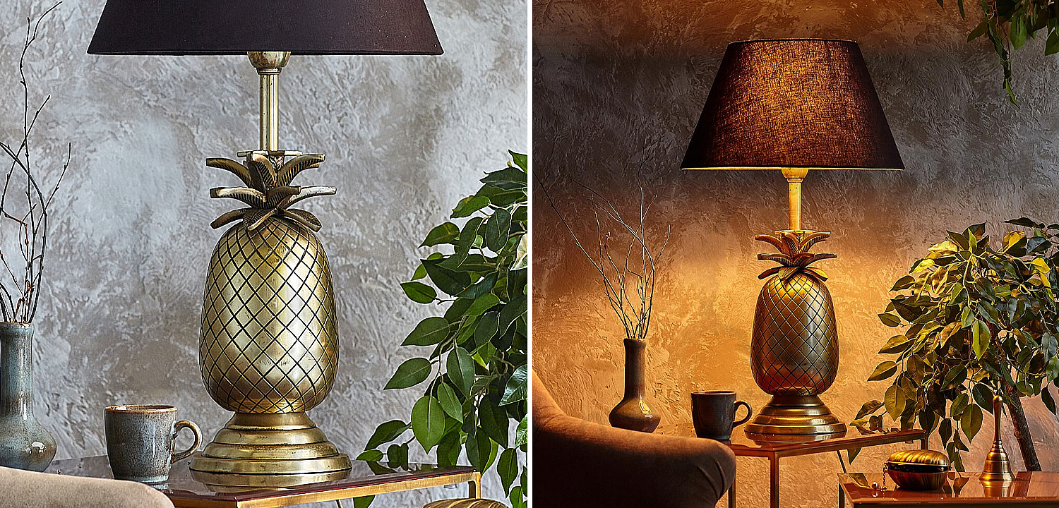 Настольная лампа Pineapple Lampshade Table Lamp Настольная лампа Pineapple Lampshade Table Lamp - Loft-Concept в Волгограде