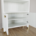 Книжный Стеллаж Elsa Dreams White с задней стенкой варинант исполнения - 3 | Loft Concept в Волгограде