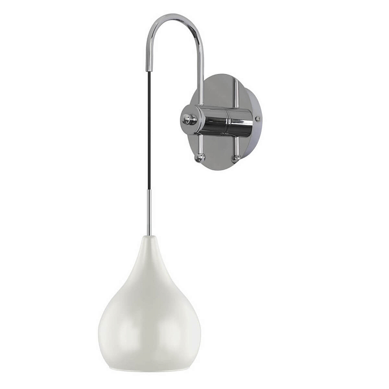 Бра Candiano Milk Sconces Белый Хром Бра Candiano Milk Sconces Белый Хром в Волгограде | Loft Concept