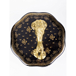 Шкатулка черного цвета с крышкой с фигуркой льва Eden Garden варинант исполнения - 5 | Loft Concept в Волгограде