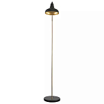 Торшер с плафоном в форме купола в сочетании черного и золотистого цвета Minimalist Execution варинант исполнения - 3 | Loft Concept в Волгограде