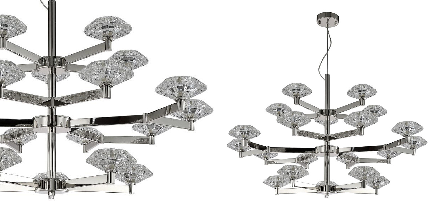 Люстра Yerker Chandelier Nickel 20 Люстра Yerker Chandelier Nickel 20 - Loft-Concept в Волгограде