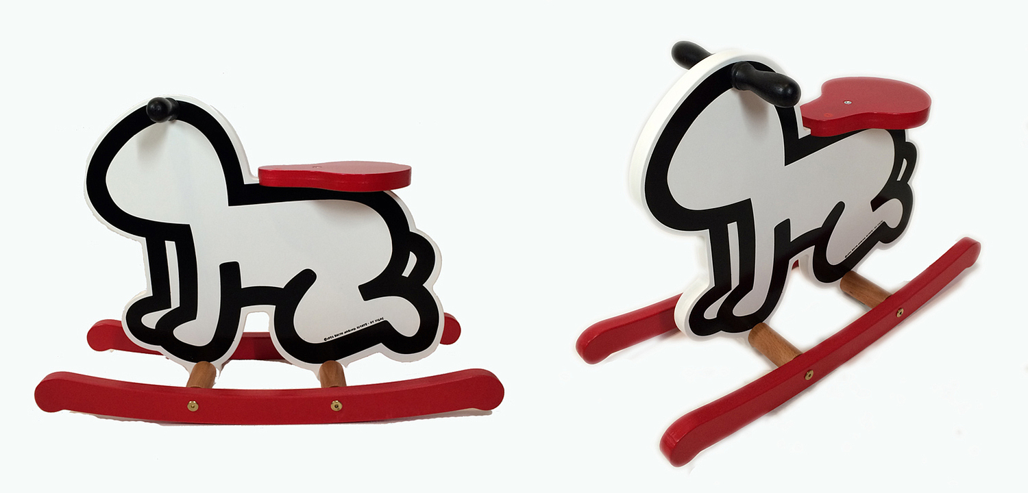 Детская деревянная качалка VILAC KEITH HARING ROCKER BABY TOY-WHITE Детская деревянная качалка VILAC KEITH HARING ROCKER BABY TOY-WHITE - Loft-Concept в Волгограде