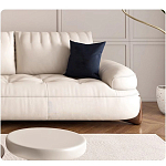 Диван кожаный с каркасом из массива дерева Furniture Medieval варинант исполнения - 4 | Loft Concept в Волгограде