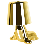 Настольная лампа фигурная цвета золото с гладким абажуром Высота 16 см Sophia варинант исполнения - 6 | Loft Concept в Волгограде