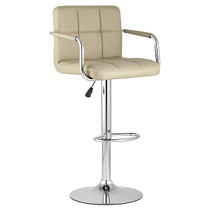 Барный стул с подлокотниками Honory Beige