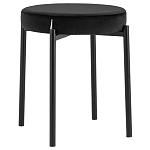 Табурет с мягким круглым сиденьем RIO Black варинант исполнения - 1 | Loft Concept в Волгограде