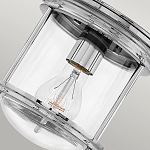 Потолочный светильник для ванных комнат с цилиндрическим стеклянным плафоном и одной лампой Hinkley варинант исполнения - 16 | Loft Concept в Волгограде