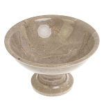 Конфетница из бежевого мрамора Stone Candy Bowl варинант исполнения - 2 | Loft Concept в Волгограде