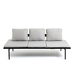 Диван-шезлонг черный Annet варинант исполнения - 1 | Loft Concept в Волгограде