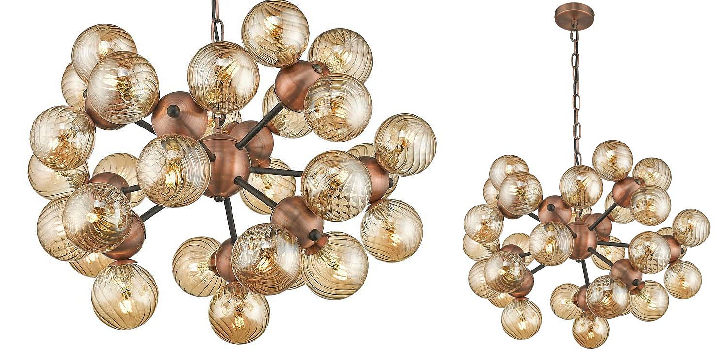 Люстра Berries Chandelier Amber 50 Люстра Berries Chandelier Amber 50 - Loft-Concept в Волгограде