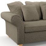 Мебельная ткань Шенилл коричневый цвет 138 см T4-28 варинант исполнения - 4 | Loft Concept в Волгограде