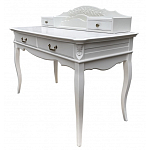 Стол-бюро белого цвета из массива бука с 4-мя ящиками White Provence варинант исполнения - 2 | Loft Concept в Волгограде