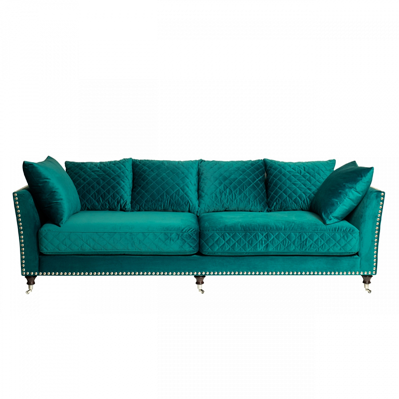 Диван Giorgio Sofa Turquoise Бирюзовый Диван Giorgio Sofa Turquoise Бирюзовый в Волгограде | Loft Concept