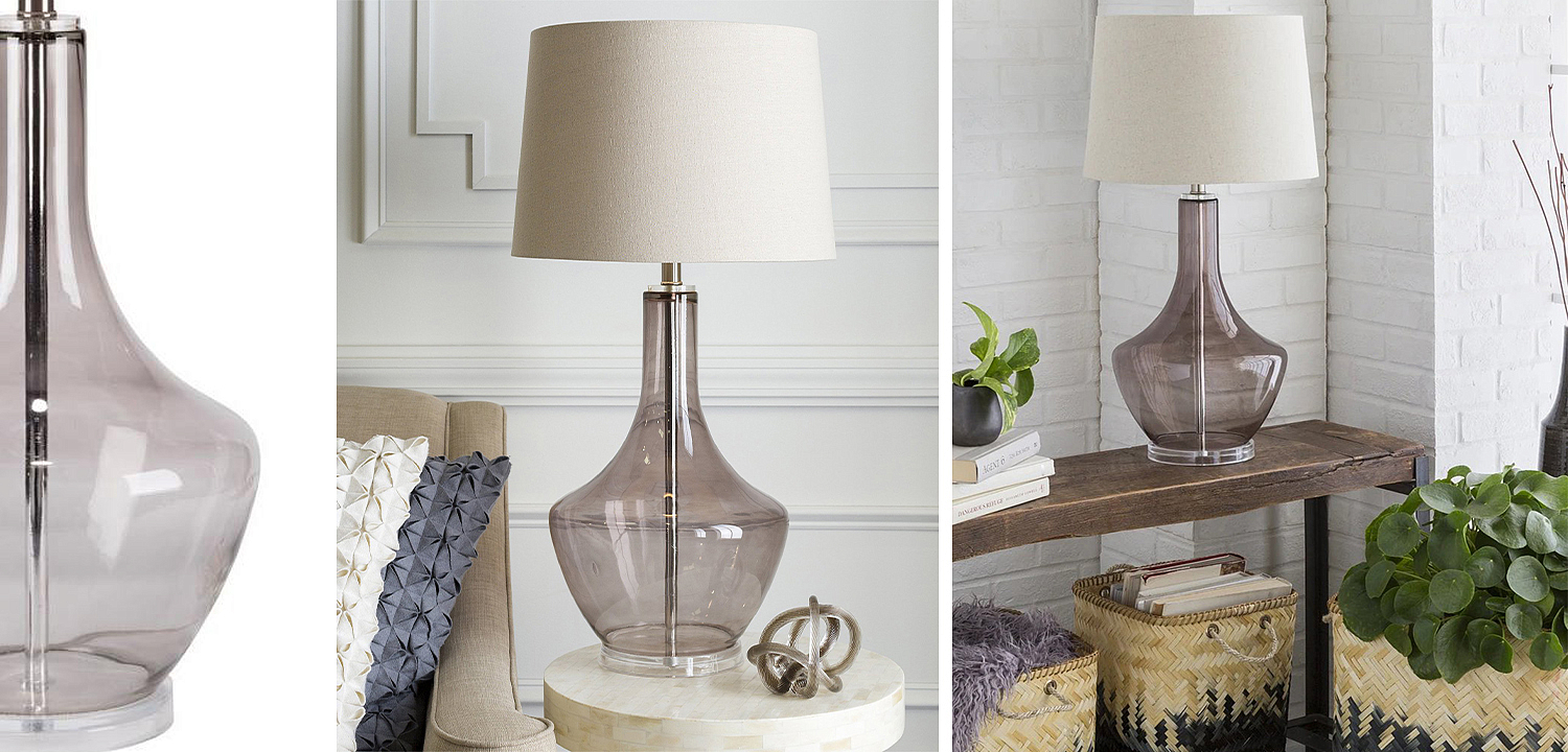 Настольная лампа Fantina Table lamp gray Настольная лампа Fantina Table lamp gray - Loft-Concept в Волгограде