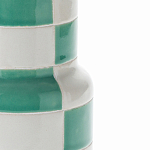 Ваза из фаянса Brighter than the Stars с шахматным принтом бирюзового цвета  варинант исполнения - 2 | Loft Concept в Волгограде